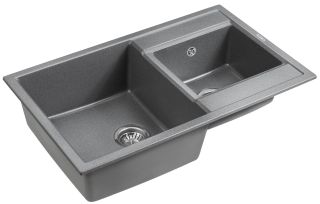 Мойка кухонная Paulmark Tandem PM238250-DG графит